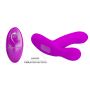 PRETTY LOVE - Geri Purple, 12 vibration functions 3 licking settings Wireless remote control - 3