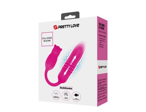 PRETTY LOVE - Nobikuma, 3 vibration functions 3 thrusting settings - 3