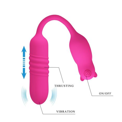 PRETTY LOVE - Nobikuma, 3 vibration functions 3 thrusting settings - 7