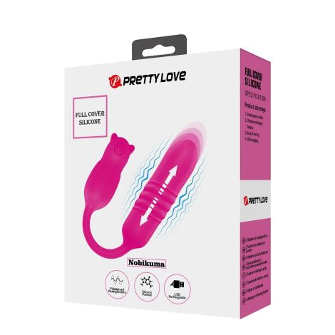 PRETTY LOVE - Nobikuma, 3 vibration functions 3 thrusting settings - 9