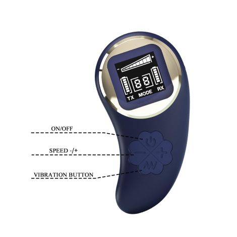 PRETTY LOVE - Vivian Blue, 10 vibration functions 9 speed levels Wireless remote control - 7