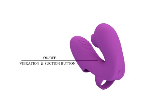 PRETTY LOVE - Super Finger ATHENA Purple, 7 vibration functions 7 tapping functions Memory function - 8