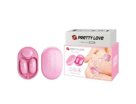 PRETTY LOVE - Fun Box Pink, 12 vibration functions