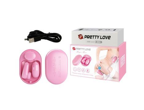 PRETTY LOVE - Magic Box Pink, 12 vibration functions 7 tapping functions