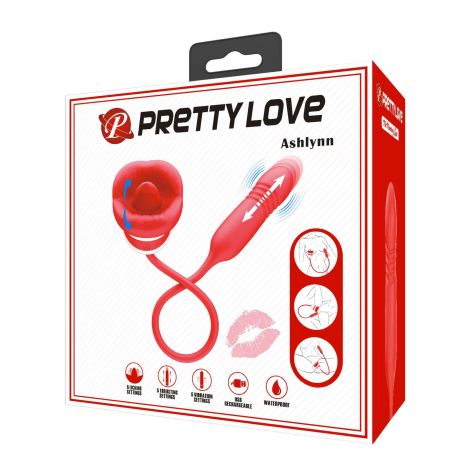 PRETTY LOVE - Ashlynn, 5 vibration functions 5 thrusting settings 5 licking settings - 7