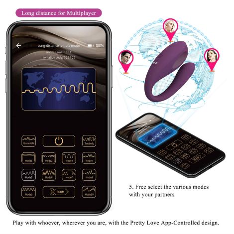 PRETTY LOVE - Aari, 10 vibration functions Mobile APP Long-distance Control 10 thumping functions - 17