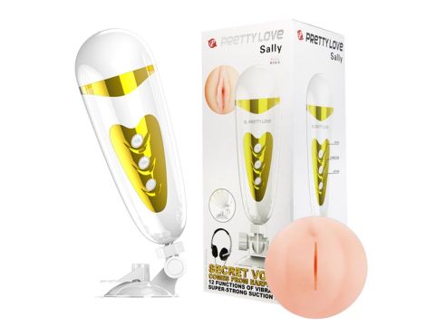 PRETTY LOVE -SALLY, 12 vibration functions Sex talk Suction base