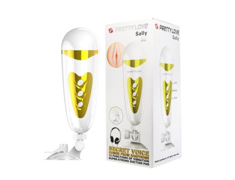 PRETTY LOVE -SALLY, 12 vibration functions Sex talk Suction base - 12