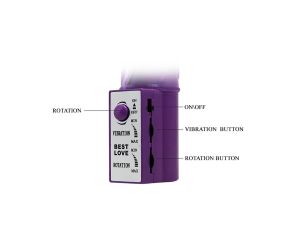 BAILE-Cute Baby Vibrator Purple - image 2