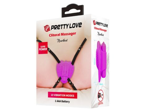 PRETTY LOVE - Clitoral Massager, Heartbeat, 10 vibration functions - 3