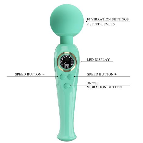 PRETTY LOVE - Skyler Green, 10 vibration functions 9 speed levels - 9