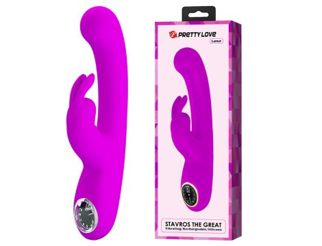 PRETTY LOVE - Lamar Purple, 10 vibration functions 9 speed levels