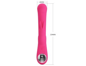 PRETTY LOVE - Lamar dark Pink, 10 vibration functions 9 speed levels