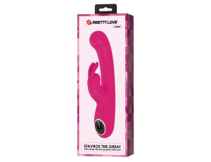 PRETTY LOVE - Lamar dark Pink, 10 vibration functions 9 speed levels - image 2