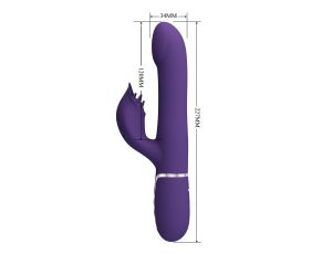 PRETTY LOVE - Falin dark Purple, 7 vibration functions 4 rolling functions Memory function - image 2