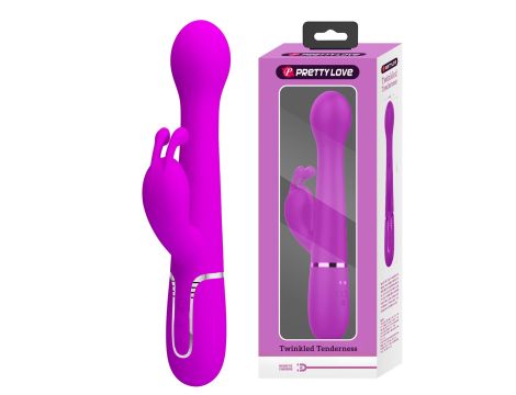 PRETTY LOVE - Dejon Twinkled Tenderness Purple, 7 vibration functions 4 thrusting settings 4 rotation functions