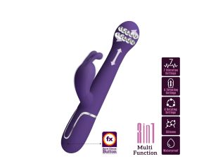 PRETTY LOVE - Dejon dark Purple, 7 vibration functions 4 thrusting settings 4 rotation functions - image 2