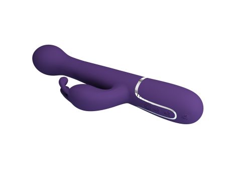 PRETTY LOVE - Dejon dark Purple, 7 vibration functions 4 thrusting settings 4 rotation functions - 6