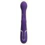 PRETTY LOVE - Dejon dark Purple, 7 vibration functions 4 thrusting settings 4 rotation functions - 4