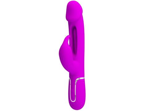 PRETTY LOVE - Kampas Rabbit 3 in 1, multifunction vibrator with tongue violet