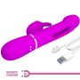 PRETTY LOVE - Kampas Rabbit 3 in 1, multifunction vibrator with tongue violet - 3