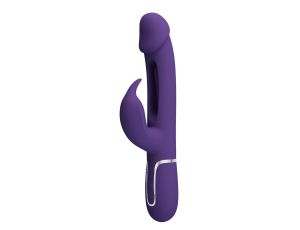 PRETTY LOVE - Kampas dark Purple, 7 vibration functions 4 licking settings - image 2