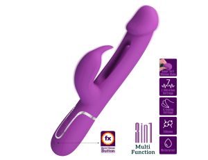 PRETTY LOVE - Kampas Purple, 7 vibration functions 4 licking settings - image 2