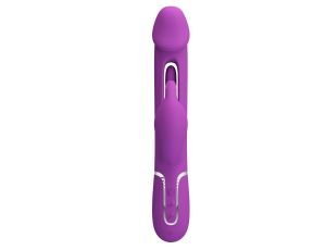 PRETTY LOVE - Kampas Purple, 7 vibration functions 4 licking settings - image 2