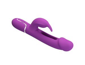 PRETTY LOVE - Kampas Purple, 7 vibration functions 4 licking settings - image 2