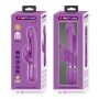 PRETTY LOVE - Kampas Purple, 7 vibration functions 4 licking settings - 4