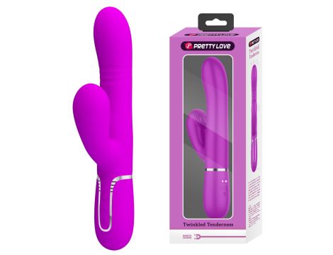 PRETTY LOVE - Mariana Purple, 7 vibration functions 7 thrusting settings, 4 rolling functions, 4 nodding functions