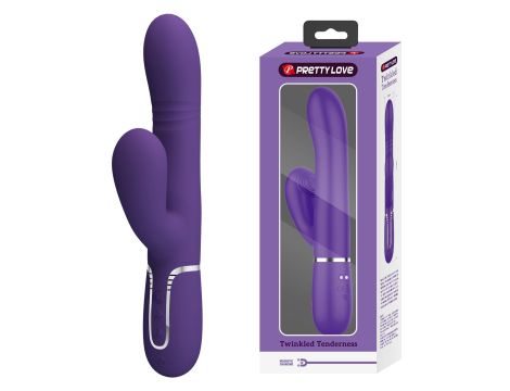 PRETTY LOVE - Mariana dark purple, 7 vibration functions, 7 thrusting settings, 4 rolling functions,4 nodding functions