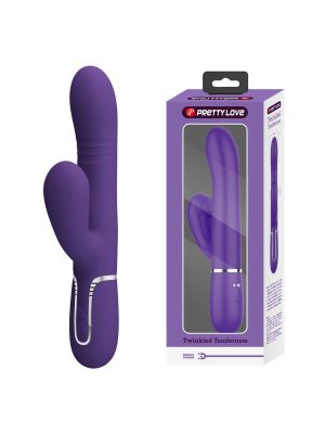 PRETTY LOVE - Mariana dark purple, 7 vibration functions, 7 thrusting settings, 4 rolling functions,4 nodding functions