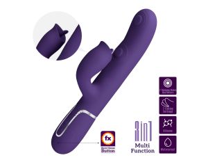 PRETTY LOVE - Gigi dark purple, 7 thumping functions 7 licking modes - image 2