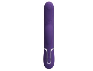 PRETTY LOVE - Gigi dark purple, 7 thumping functions 7 licking modes - image 2