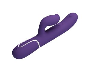 PRETTY LOVE - Gigi dark purple, 7 thumping functions 7 licking modes - image 2