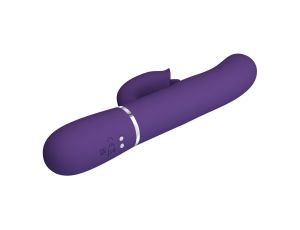 PRETTY LOVE - Gigi dark purple, 7 thumping functions 7 licking modes - image 2