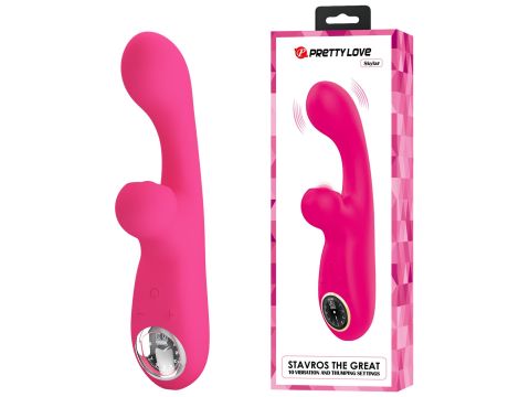 PRETTY LOVE - Skylar Pink, 10 vibration functions 10 thumping functions 9 speed levels