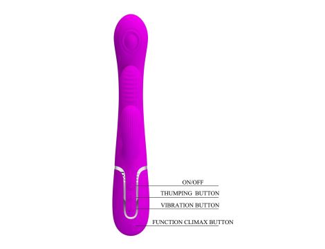 PRETTY LOVE - Shonia Purple, Twinkled Tenderness, 7 thumping functions 7 vibration functions - 2