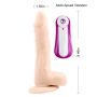 JAMES DEEN 8.5"" Vibrating Dildo - 10