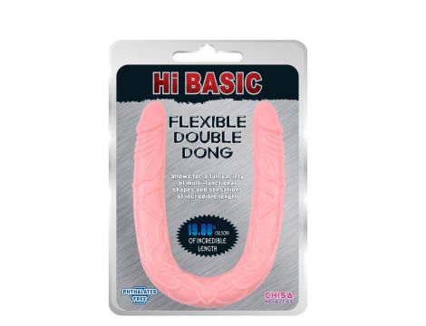 Jelly Flexible Double Dong-Flesh