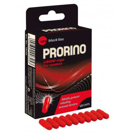 Supl.diety-PRORINO Women- 10pcs black line Libido Caps