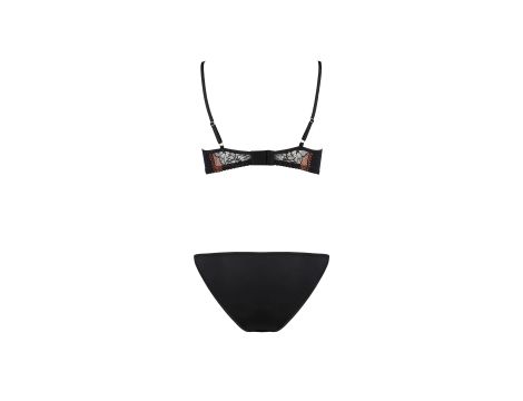 MIRELLA SET WITH OPEN BRA black - 4