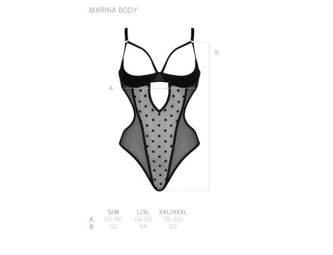 MARINA BODY black S/M - Passion - 5