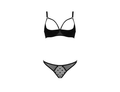 MARINA SET WITH OPEN BRA black S/M - Passion - 3