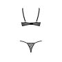 MARINA SET WITH OPEN BRA black S/M - Passion - 5