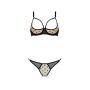 MARINA SET WITH OPEN BRA beige S/M - Passion - 4