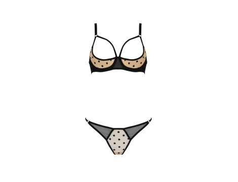 MARINA SET WITH OPEN BRA beige L/XL - Passion - 3