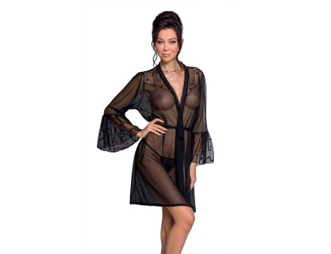 LOVELIA PEIGNOIR black L/XL - Passion