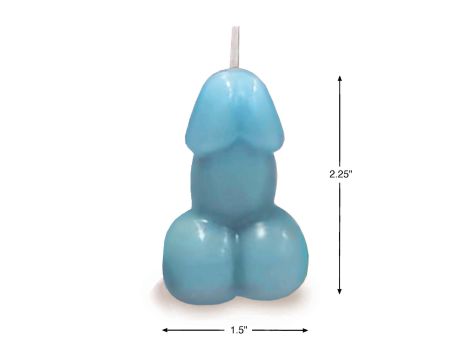 Eden’s Candle - Vanilla Scented Penis - Blue - 3